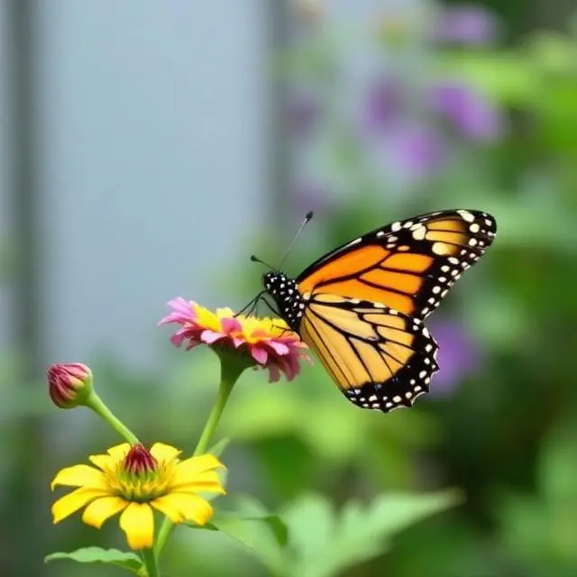 Butterflies bring beauty, color, and movement to any outdoor space