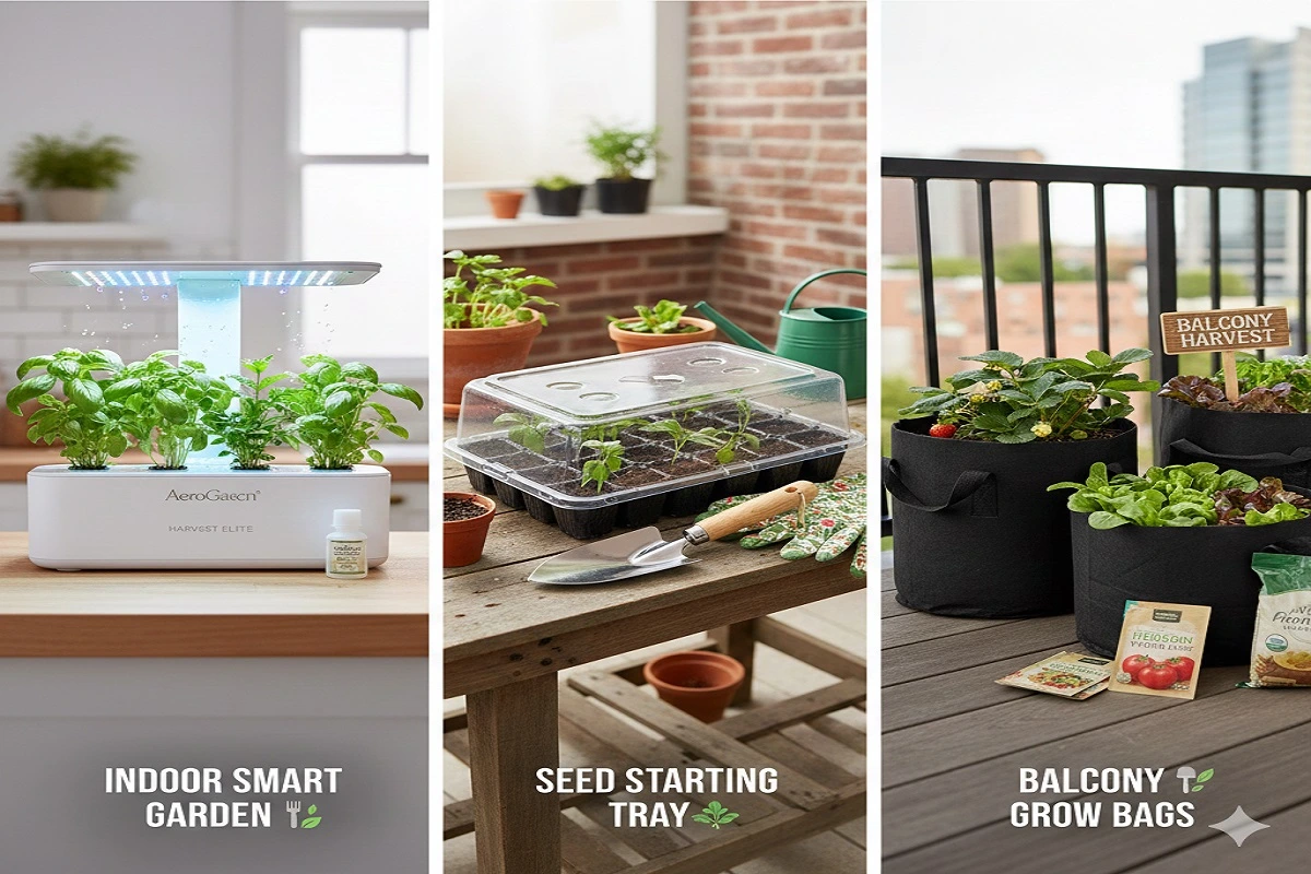 What are the best starter kits for a small home garden ?